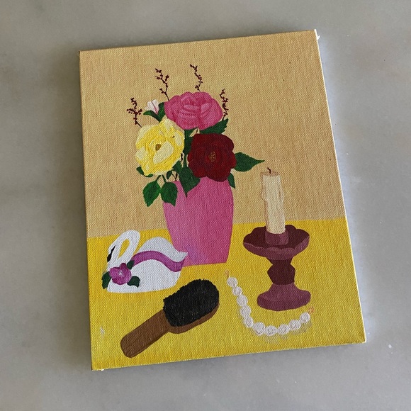 Other - VTG Original Acrylic Painting ‘My Vanity Table’